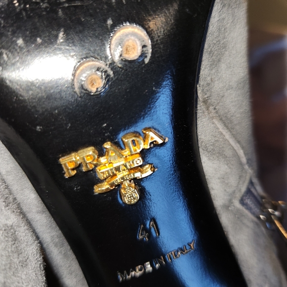 Prada knee-high suede boots - Picture 10 of 10